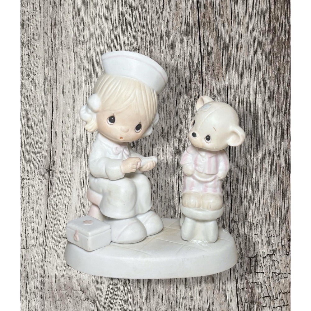 1981 Precious Moments Enesco "Love Beareth All Things" E-7158 Rare HTF